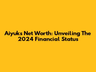 Aiyuk's Net Worth: Unveiling The 2024 Financial Status