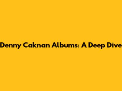 Denny Caknan Albums: A Deep Dive