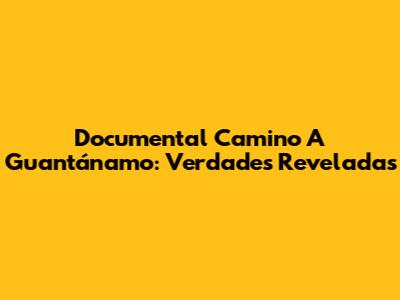 Documental Camino A Guantánamo: Verdades Reveladas