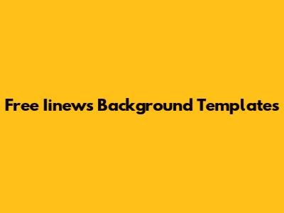 Free Iinews Background Templates