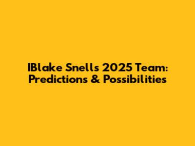 IBlake Snell's 2025 Team: Predictions & Possibilities