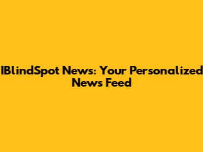 IBlindSpot News: Your Personalized News Feed