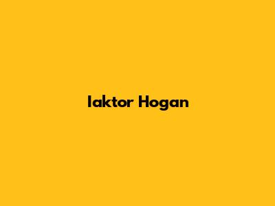 Iaktor Hogan