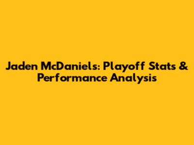 Jaden McDaniels: Playoff Stats & Performance Analysis