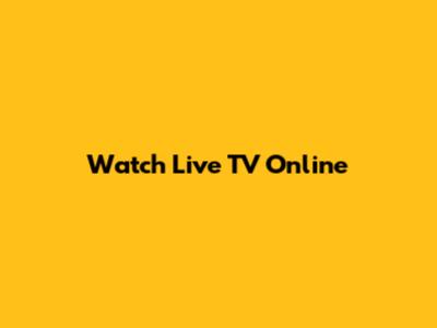 Watch Live TV Online
