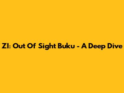 ZI: Out Of Sight Buku - A Deep Dive