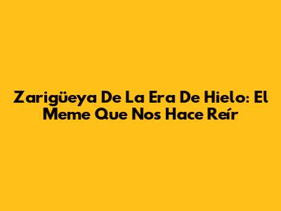Zarigüeya De La Era De Hielo: El Meme Que Nos Hace Reír